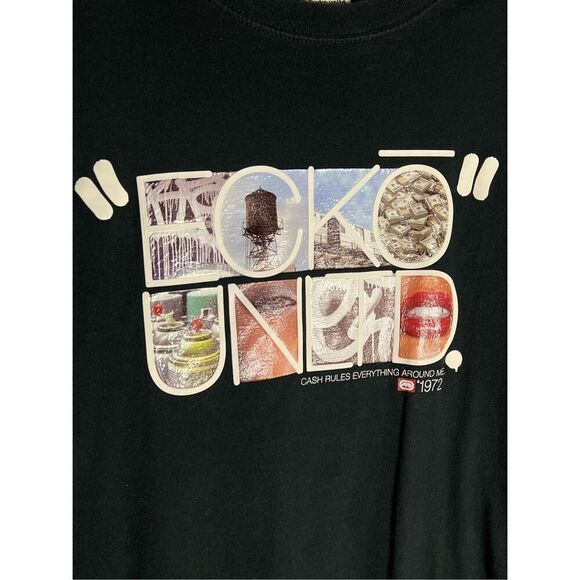 Vintage Y2K Rare Ecko Unltd Cash Rules Everything Tee - Picture 2 of 6